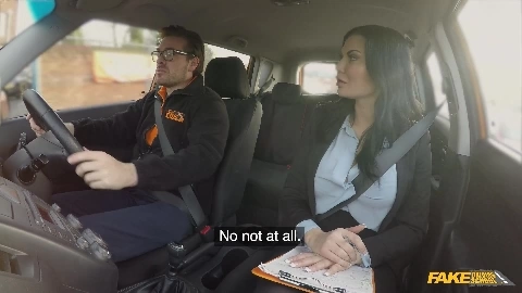 FakeDrivingSchool e069 aussie guy turns table on jasmin