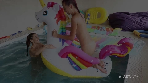 X-Art - Paula Shy And Sybil - Sexy Pool Play