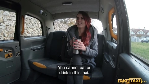 FakeTaxi-Cindy Shine Fucking Over Spilt Coffee