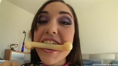 Sasha Grey Anal Licks Toilet Like A Dog