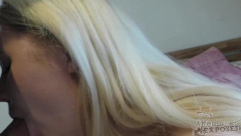 Barely 18yo Blonde Blue Eyed Highschool Beauty Sucking