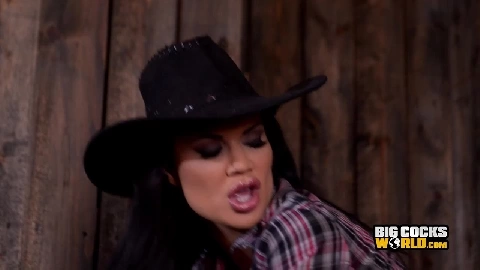 BigCocksWorld - Jasmine Jae - Sexy Cowgirl And Her Hors