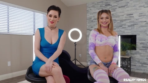 Mia's First Girl-Girl - Mia Kay & Olive Glass