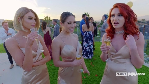 Three Horny Bridesmaids - Abella Danger, Emma Hix, Lacy Lennon